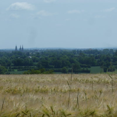 Vue vers Bayeux