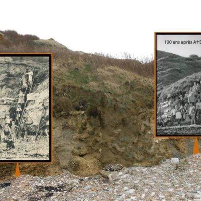 La descente à la mer, 100 ans séparent ces deux clichés